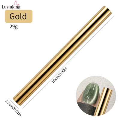 1 τμχ Cat Eye Nail Magnetic Stick Κυλινδρικός Μαγνήτης για Cat Eye UV Gel Polish Snowlight Glitter Effect Tools Εργαλείο σχεδίασης μανικιούρ