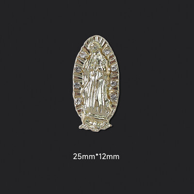 Luksuzni privjesci za nokte Zlatna legura Zeko Glitter Diamond Rhinestone Crystal za DIY nakit Manikura Nail Art Decorations Dodaci