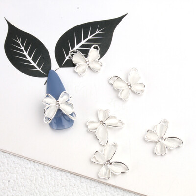 Luksuzni privjesci za nokte Zlatna legura Zeko Glitter Diamond Rhinestone Crystal za DIY nakit Manikura Nail Art Decorations Dodaci