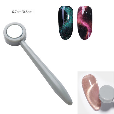 1 kom Dvoglavi cvjetni dizajn magnetne olovke za nokte Magnetni štap 3D magnetni mačkasti gel lak alati za ukrašavanje noktiju za salon/studio/kuću