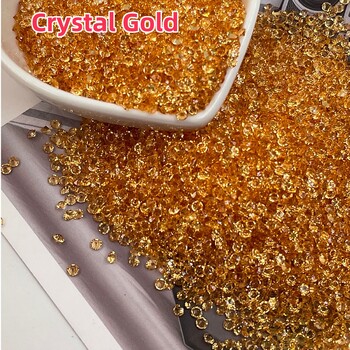 1440 τμχ Crystal AB Mini Nail Rhinestone Crystal 3D Nail Rhinestone Διακόσμηση DIY Nails Art Pixie Rhinestone Micro Diamond Gems