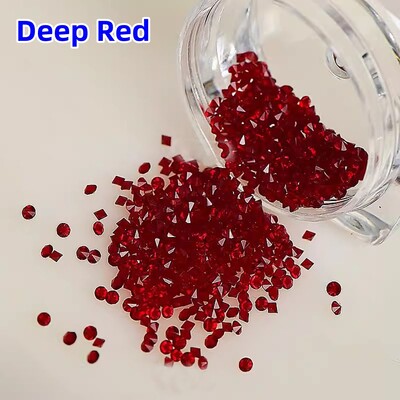 1440 komada Crystal AB Mini Nail Rhinestone Crystal 3D Nail Rhinestone Decoration DIY Nails Art Pixie Rhinestones Micro Diamond Gems