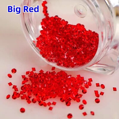 1440 komada Crystal AB Mini Nail Rhinestone Crystal 3D Nail Rhinestone Decoration DIY Nails Art Pixie Rhinestones Micro Diamond Gems