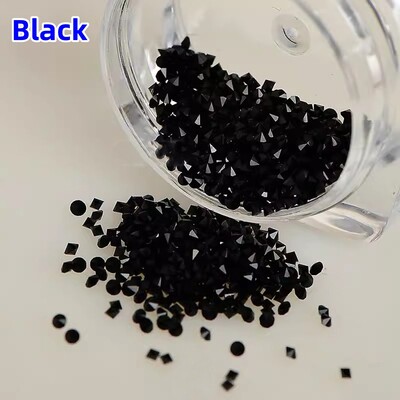 1440 komada Crystal AB Mini Nail Rhinestone Crystal 3D Nail Rhinestone Decoration DIY Nails Art Pixie Rhinestones Micro Diamond Gems