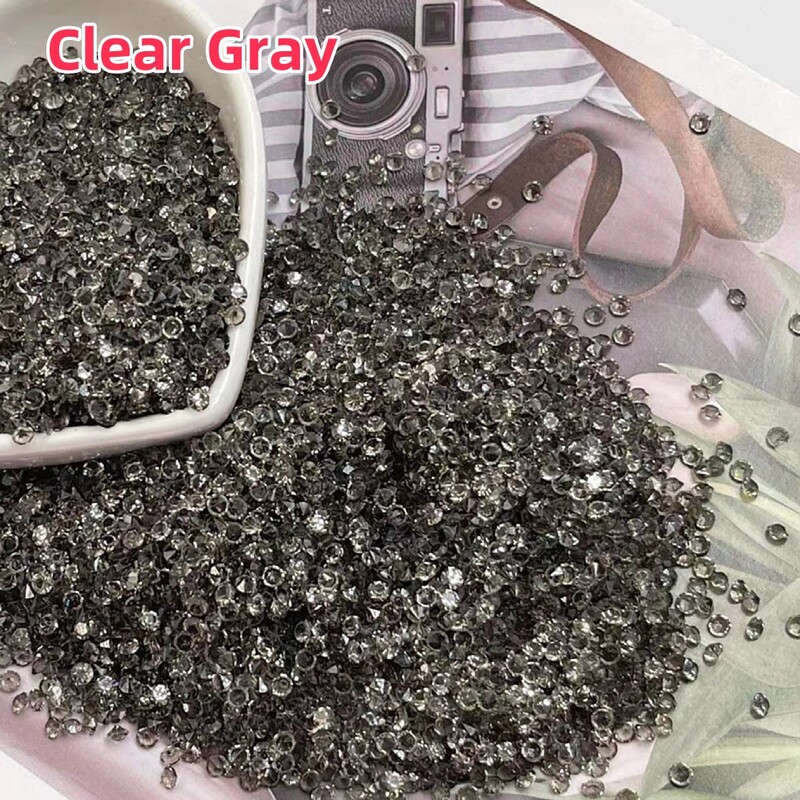 1440 komada Crystal AB Mini Nail Rhinestone Crystal 3D Nail Rhinestone Decoration DIY Nails Art Pixie Rhinestones Micro Diamond Gems