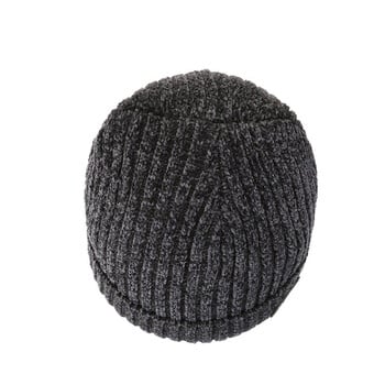 NIXHIT Plus Velvet Thick Warm Furm Skullies Beanies Мъжки зимни шапки Плетени шапки Riding For Men Шапка от шенилно руно Мъжка шапка Z256