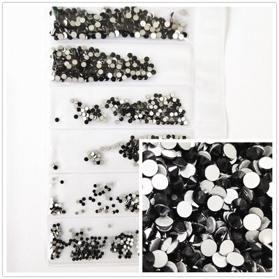 1200 komada različitih veličina Kristalno prozirni AB bez hitnih popravka Flatback Strass Glitter Nail Art Ukrasi za 3D odjeću Nail Art Dekoracije