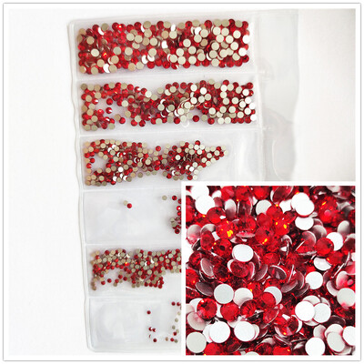 1200 komada različitih veličina Kristalno prozirni AB bez hitnih popravka Flatback Strass Glitter Nail Art Ukrasi za 3D odjeću Nail Art Dekoracije
