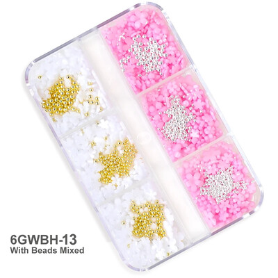 3D akril virág körömdíszítések arany ezüst gyöngyök színváltoztatás körmök varázslatok luxus strasszok Kellékek Kiegészítők