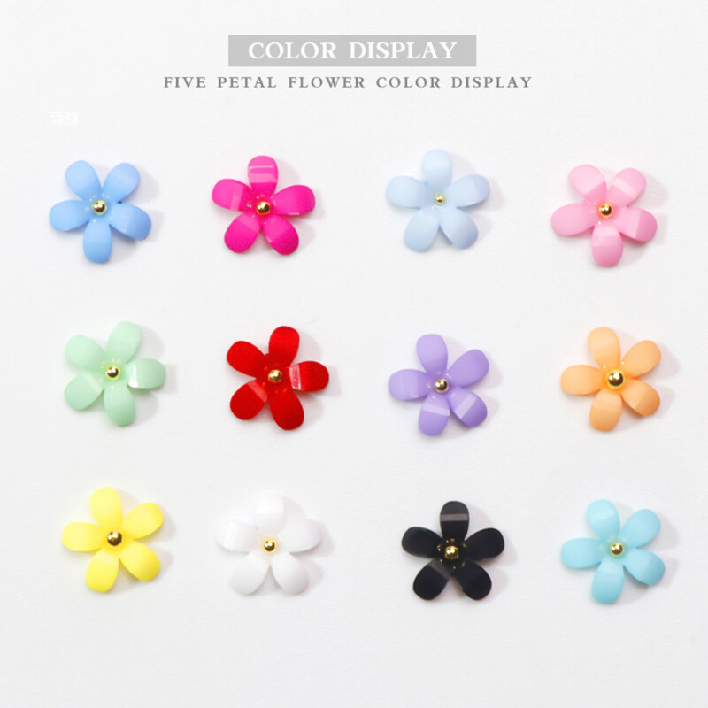 3D akril virág körömdíszítések arany ezüst gyöngyök színváltoztatás körmök varázslatok luxus strasszok Kellékek Kiegészítők