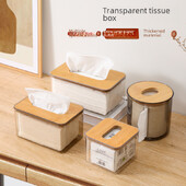 Nordic, simplă, creativă, cutie de șervețele, capac pentru casetă, sufragerie, sertar pentru masă de ceai, cutie de șervețele, sertar transparent pentru restaurant