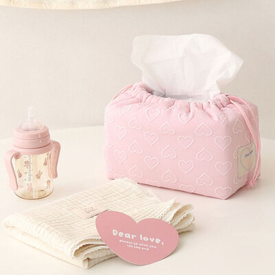 Pamučna vrpca Vrećica za maramice Posuda za držač salveta Korejski stil Organizacija kuhinjskog stola Dodaci za uređenje kućne sobe