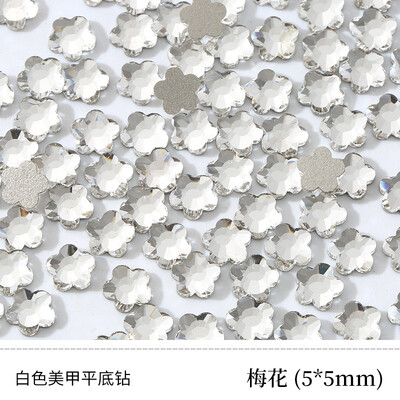 veleprodaja100kom Bijeli prozirni kristalni elegantni vještački dijamant 3D manikura Nail Art ukrasi privjesci nakit