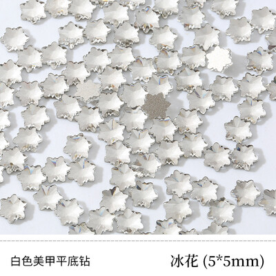 veleprodaja100kom Bijeli prozirni kristalni elegantni vještački dijamant 3D manikura Nail Art ukrasi privjesci nakit