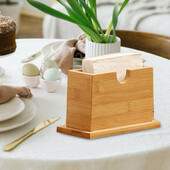 Držač za ubruse od bambusa Držač za pohranu toaletnog papira za auto-restoran