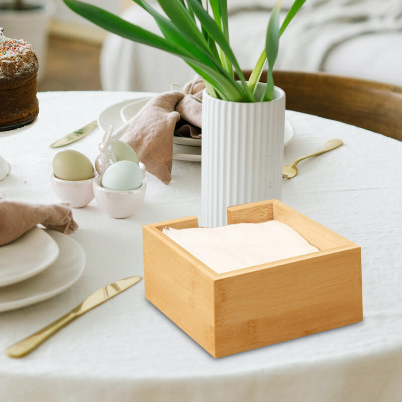 Držač za ubruse od bambusa Držač za pohranu toaletnog papira za auto-restoran