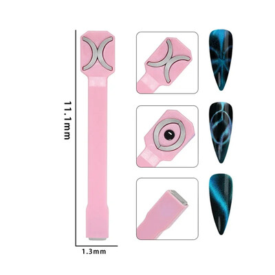 3u1 višenamjenski jak magnet za mačje oko UV/LED gel magnetski štapić za nokte za dizajn noktiju Magnet za nokte Manikura Specijalni alati