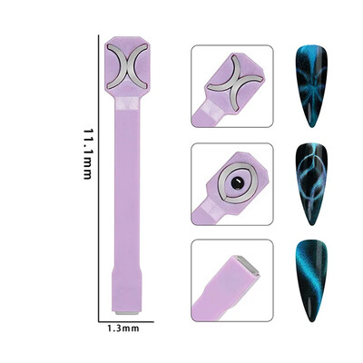 3u1 višenamjenski jak magnet za mačje oko UV/LED gel magnetski štapić za nokte za dizajn noktiju Magnet za nokte Manikura Specijalni alati