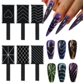 Nail Art Magneti s mačjim okom Magneti s 3D iluzijom Magneti za lak za nokte Magneti s cvjetnom magijom za gel lak Magnetski štapići Alati za nokte