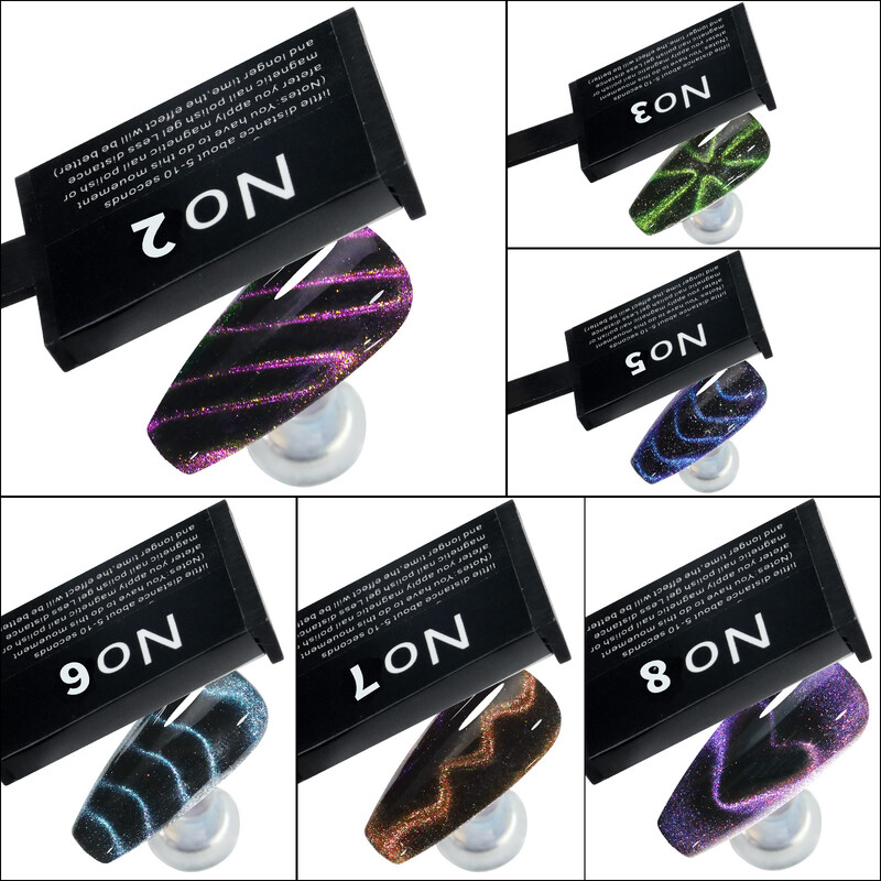 Nail Art Magneti s mačjim okom Magneti s 3D iluzijom Magneti za lak za nokte Magneti s cvjetnom magijom za gel lak Magnetski štapići Alati za nokte