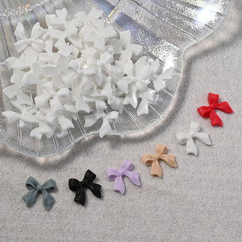 400pcs(4color)Japan Classic Bow Nail Charms 3D Cream Color Bowknot Κοσμήματα Y2K Parts Στολίδι Αξεσουάρ διακόσμησης μανικιούρ DIY!