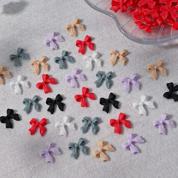 400pcs(4color)Japan Classic Bow Nail Charms 3D Cream Color Bowknot Κοσμήματα Y2K Parts Στολίδι Αξεσουάρ διακόσμησης μανικιούρ DIY!