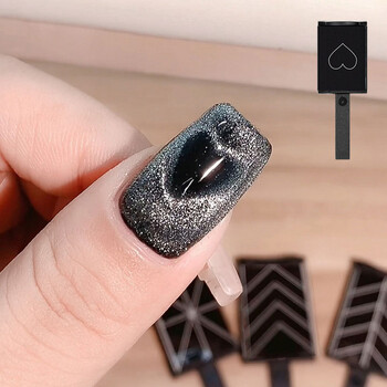 3D Strong Cat Eyes Magnet Δικέφαλος για UV Gel Multi-function Magnet Board Μαγνητικό στυλό Nail Art Tool Nails Αξεσουάρ