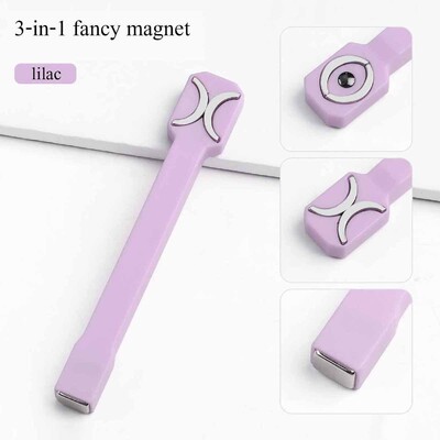Daudzfunkcionāls Cat Eye Magnet 3 IN 1 spēcīgs magnētiskais nūja nagu mākslas dizaina dekorēšanai, DIY manikīra instrumentiem