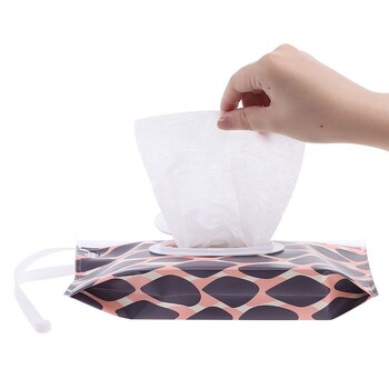 Hot Sale Wet Wipes Θήκη EVA Tissue θήκη μεταφοράς Επαναχρησιμοποιήσιμη επαναχρησιμοποιήσιμη τσάντα υγρού μαντηλιού Πτυσσόμενο κάλυμμα κουμπώματος-λουράκι αξεσουάρ καροτσιού