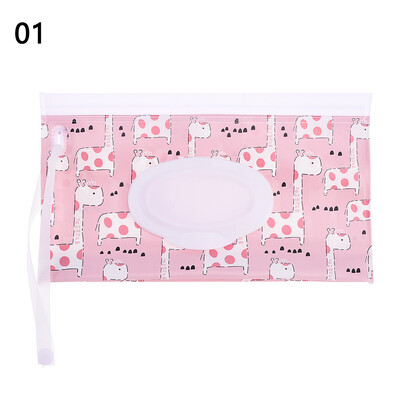 Hot Sale Wet Wipes Θήκη EVA Tissue θήκη μεταφοράς Επαναχρησιμοποιήσιμη επαναχρησιμοποιήσιμη τσάντα υγρού μαντηλιού Πτυσσόμενο κάλυμμα κουμπώματος-λουράκι αξεσουάρ καροτσιού