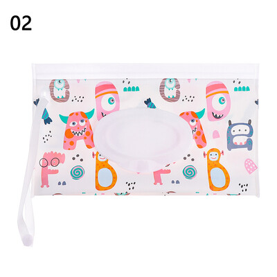 Hot Sale Wet Wipes Θήκη EVA Tissue θήκη μεταφοράς Επαναχρησιμοποιήσιμη επαναχρησιμοποιήσιμη τσάντα υγρού μαντηλιού Πτυσσόμενο κάλυμμα κουμπώματος-λουράκι αξεσουάρ καροτσιού