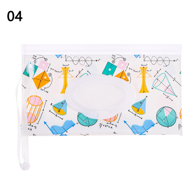 Hot Sale Wet Wipes Θήκη EVA Tissue θήκη μεταφοράς Επαναχρησιμοποιήσιμη επαναχρησιμοποιήσιμη τσάντα υγρού μαντηλιού Πτυσσόμενο κάλυμμα κουμπώματος-λουράκι αξεσουάρ καροτσιού