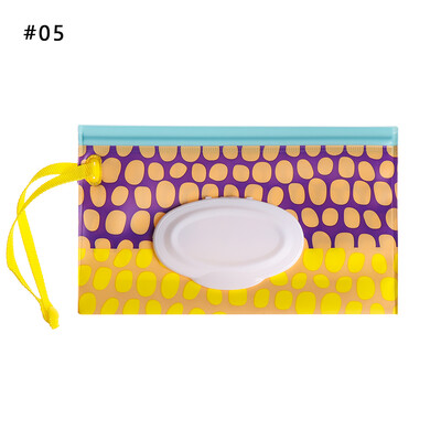 Hot Sale Wet Wipes Θήκη EVA Tissue θήκη μεταφοράς Επαναχρησιμοποιήσιμη επαναχρησιμοποιήσιμη τσάντα υγρού μαντηλιού Πτυσσόμενο κάλυμμα κουμπώματος-λουράκι αξεσουάρ καροτσιού