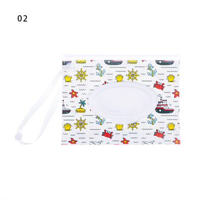 Hot Sale Wet Wipes Θήκη EVA Tissue θήκη μεταφοράς Επαναχρησιμοποιήσιμη επαναχρησιμοποιήσιμη τσάντα υγρού μαντηλιού Πτυσσόμενο κάλυμμα κουμπώματος-λουράκι αξεσουάρ καροτσιού
