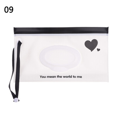 Hot Sale Wet Wipes Θήκη EVA Tissue θήκη μεταφοράς Επαναχρησιμοποιήσιμη επαναχρησιμοποιήσιμη τσάντα υγρού μαντηλιού Πτυσσόμενο κάλυμμα κουμπώματος-λουράκι αξεσουάρ καροτσιού