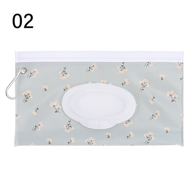 Hot Sale Wet Wipes Θήκη EVA Tissue θήκη μεταφοράς Επαναχρησιμοποιήσιμη επαναχρησιμοποιήσιμη τσάντα υγρού μαντηλιού Πτυσσόμενο κάλυμμα κουμπώματος-λουράκι αξεσουάρ καροτσιού