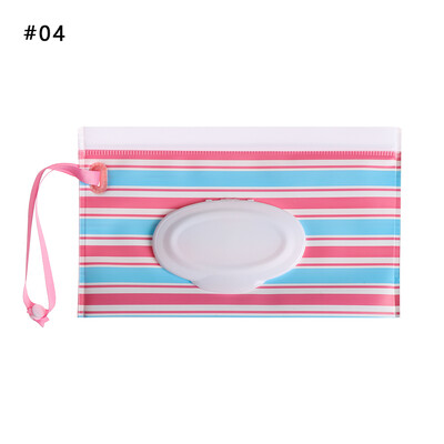 Hot Sale Wet Wipes Θήκη EVA Tissue θήκη μεταφοράς Επαναχρησιμοποιήσιμη επαναχρησιμοποιήσιμη τσάντα υγρού μαντηλιού Πτυσσόμενο κάλυμμα κουμπώματος-λουράκι αξεσουάρ καροτσιού