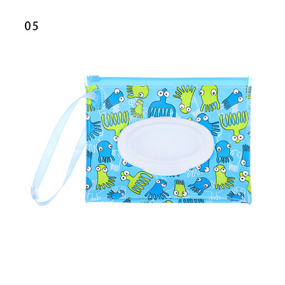 Hot Sale Wet Wipes Θήκη EVA Tissue θήκη μεταφοράς Επαναχρησιμοποιήσιμη επαναχρησιμοποιήσιμη τσάντα υγρού μαντηλιού Πτυσσόμενο κάλυμμα κουμπώματος-λουράκι αξεσουάρ καροτσιού