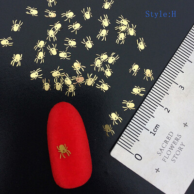 100 τμχ Αυτοκόλλητα νυχιών καρδιάς Μεταλλικά καρφιά lOVE Nailart Rivet Charms DIY Αξεσουάρ νυχιών 3D Διακοσμητικά νυχιών