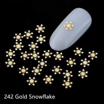 100 τμχ Αυτοκόλλητα νυχιών καρδιάς Μεταλλικά καρφιά lOVE Nailart Rivet Charms DIY Αξεσουάρ νυχιών 3D Διακοσμητικά νυχιών