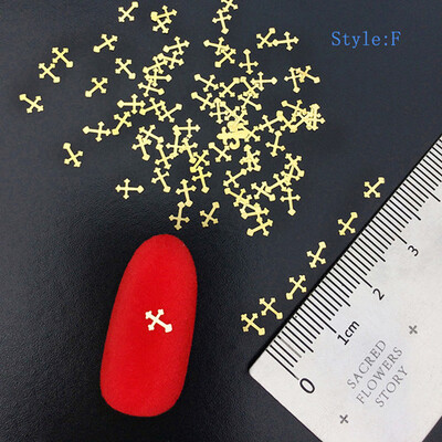 100 τμχ Αυτοκόλλητα νυχιών καρδιάς Μεταλλικά καρφιά lOVE Nailart Rivet Charms DIY Αξεσουάρ νυχιών 3D Διακοσμητικά νυχιών