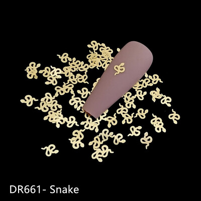 100 τμχ Αυτοκόλλητα νυχιών καρδιάς Μεταλλικά καρφιά lOVE Nailart Rivet Charms DIY Αξεσουάρ νυχιών 3D Διακοσμητικά νυχιών