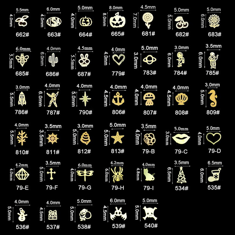 100 τμχ Αυτοκόλλητα νυχιών καρδιάς Μεταλλικά καρφιά lOVE Nailart Rivet Charms DIY Αξεσουάρ νυχιών 3D Διακοσμητικά νυχιών