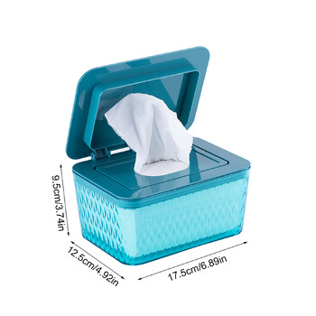 Wet Wipes Dispenser Μεγάλης χωρητικότητας Wipes Dispenser Box Θήκη Wipes Θήκη Ανθεκτική στη σκόνη Κουτί μαντηλιών με καπάκι Keep Diaper Wipes Fresh