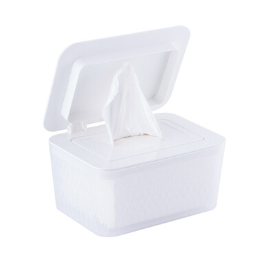 Wet Wipes Dispenser Μεγάλης χωρητικότητας Wipes Dispenser Box Θήκη Wipes Θήκη Ανθεκτική στη σκόνη Κουτί μαντηλιών με καπάκι Keep Diaper Wipes Fresh