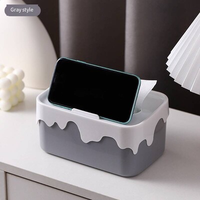 Τετράγωνο πλαστικό χαρτομάντηλο, δοχείο χαρτομάντηλου σπιτιού, θήκη για χαρτοπετσέτες αυτοκινήτου, οργανωτή κουζίνας, απλό και κομψό