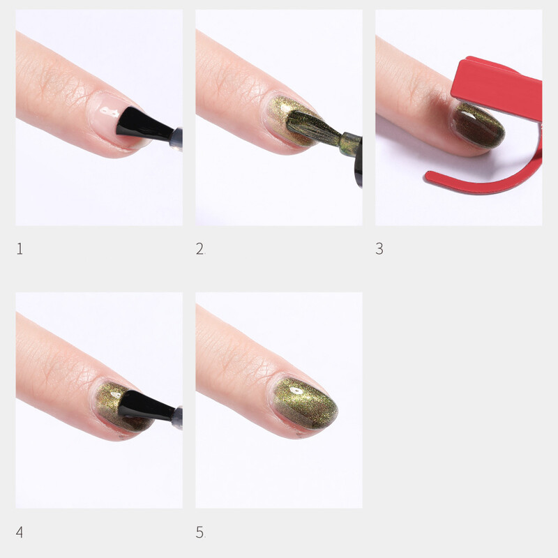 3D Cat Eyes Magnet U formos stovas nagų geliniam lakavimui „pasidaryk pats“ nagų dailės manikiūro priedai, įrankiai