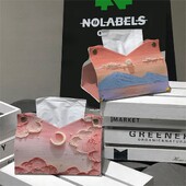 Creative Tissue Box American Country Pastoral Tissue Box Διακόσμηση σπιτιού Θήκη χαρτοπετσέτας αυτοκινήτου Κουζίνα Μπάνιο Θήκη για τα Χριστούγεννα