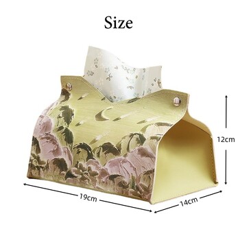 Creative Tissue Box American Country Pastoral Tissue Box Διακόσμηση σπιτιού Θήκη χαρτοπετσέτας αυτοκινήτου Κουζίνα Μπάνιο Θήκη για τα Χριστούγεννα