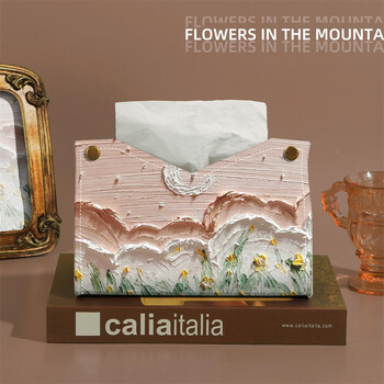 Creative Tissue Box American Country Pastoral Tissue Box Διακόσμηση σπιτιού Θήκη χαρτοπετσέτας αυτοκινήτου Κουζίνα Μπάνιο Θήκη για τα Χριστούγεννα